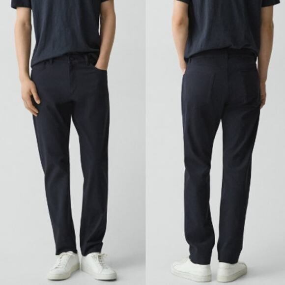 Theory Raffi Neoteric Twill 5-Pocket Slim Ankle Pants Men's Size 30 Dark Navy - Picture 1 of 7